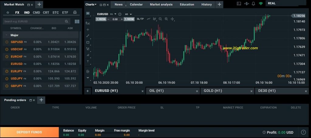 Trading platform xStation 5 XTB