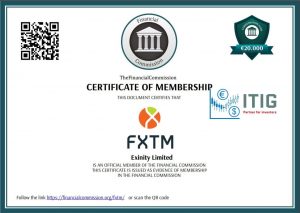 certified Financial Commission by Exinity Limited FXTM